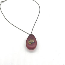 Load image into Gallery viewer, Alexis Bittar Red Lucite and Crystal Necklace (one crystal missing)
