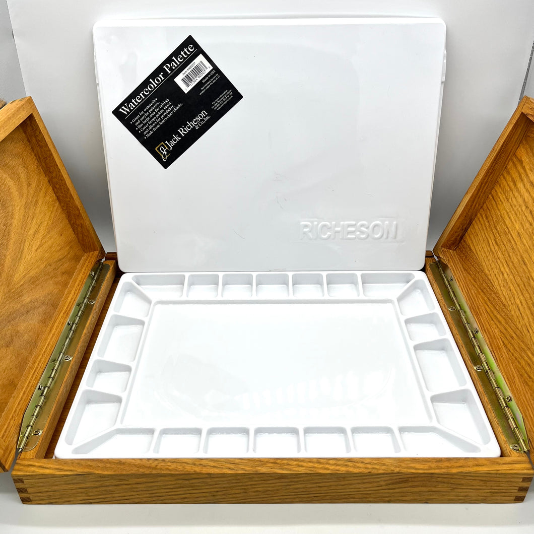 Jack Richeson Large Watercolor Pallet & Sienna Palette Box