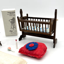 Load image into Gallery viewer, Vintage Miniature Dollhouse Nursery Set
