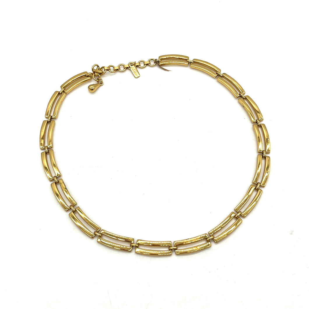 Monet Chunky Modernist Necklace