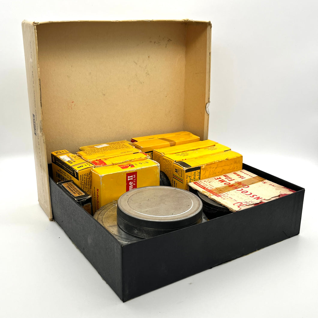 Box of Vintage Kodak Film