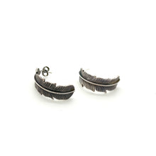 Load image into Gallery viewer, 925 Sterling Feather Earrings
