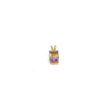 Load image into Gallery viewer, 14k Ametrine (Amethyst &amp; Citrine) Pendant

