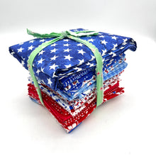 Load image into Gallery viewer, Stack of Red/White/Blue Fabric
