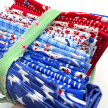 Load image into Gallery viewer, Stack of Red/White/Blue Fabric
