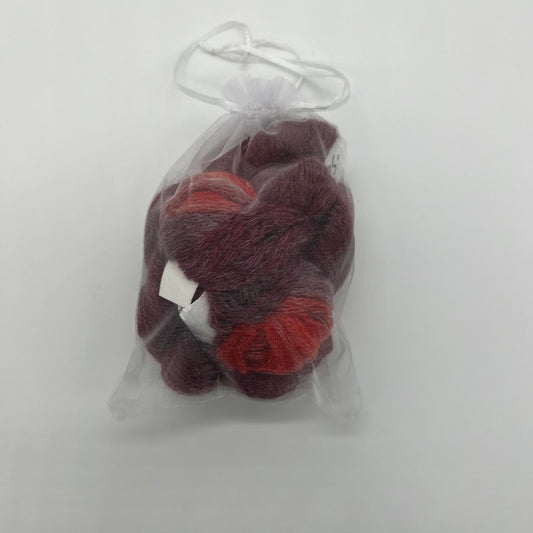 Deep Red Yarn Mystery Bag