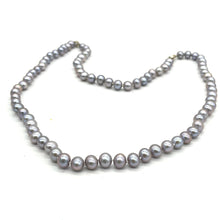 Load image into Gallery viewer, 18&quot; 7mm Pearl Necklace w/ 8&quot; Expander
