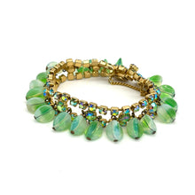 Load image into Gallery viewer, Kramer Green Rhinestone Bracelet

