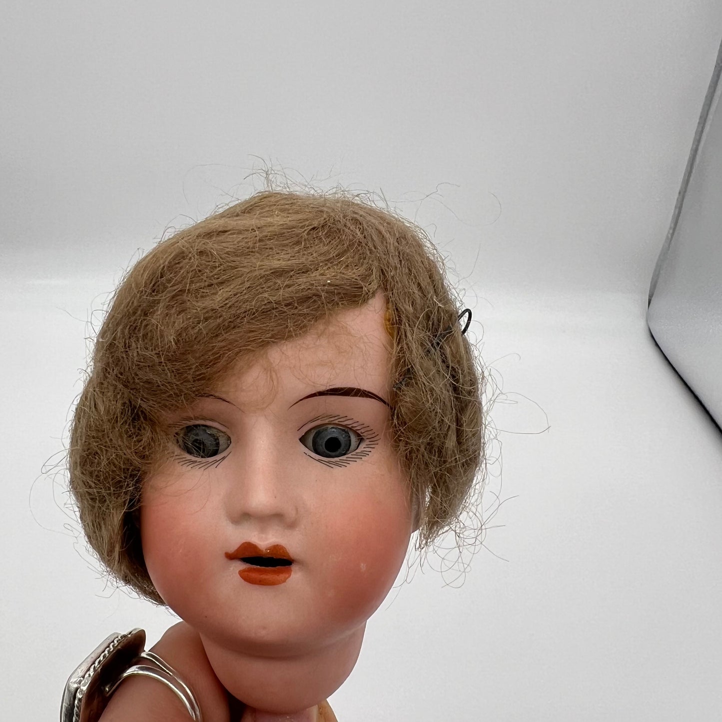 1960s Vintage Doll Head with Support Rod
