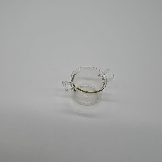 Vintage Miniature Clear Pot Chrysnbon/Judy Berman
