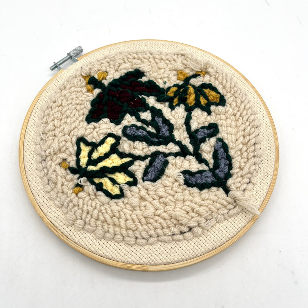 Handmade Floral Design Yarn Art