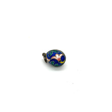 Load image into Gallery viewer, Russian Silver Enameled Egg Pendant

