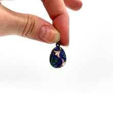 Load image into Gallery viewer, Russian Silver Enameled Egg Pendant
