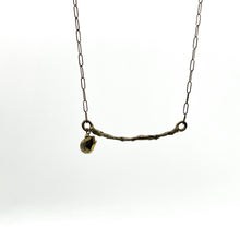 Load image into Gallery viewer, 20&quot; Sterling Necklace w/ Pyrite Gem
