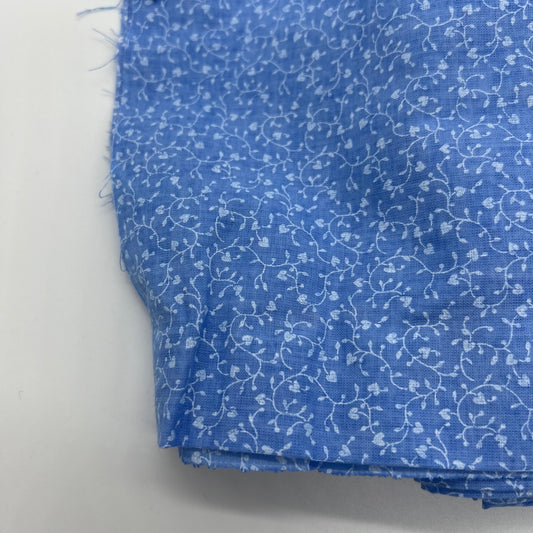 Blue Lil Flowers Fabric