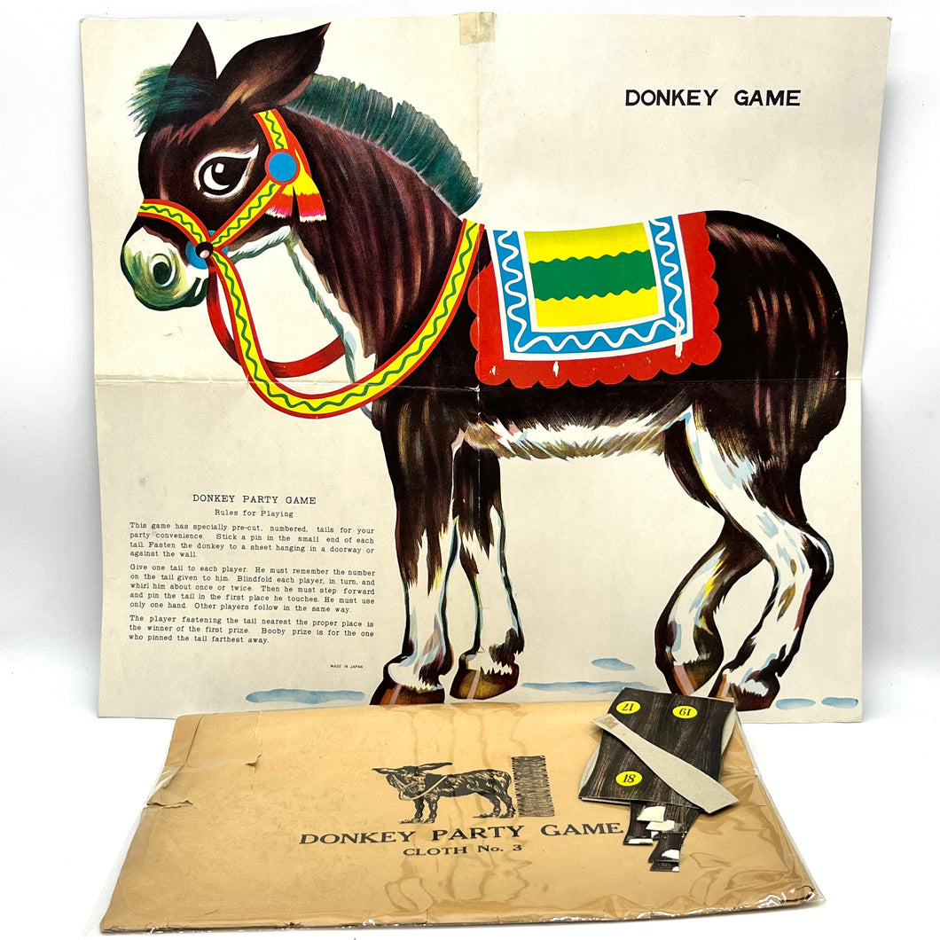 'Pin the Tail on the Donkey' Vintage Game
