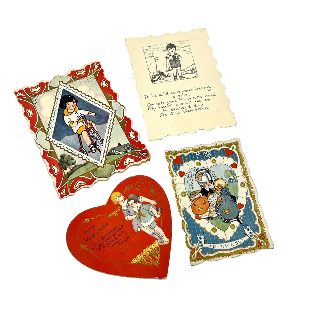 Antique Valentine Card Set