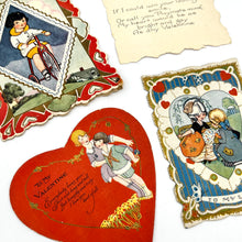 Load image into Gallery viewer, Antique Valentine Card Set
