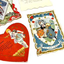 Load image into Gallery viewer, Antique Valentine Card Set
