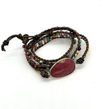 Load image into Gallery viewer, Rhodonite Wrap Bracelet
