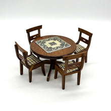 Load image into Gallery viewer, Vintage Miniature Dollhouse Table &amp; Chair Set
