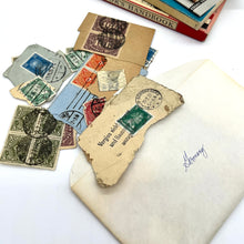 Load image into Gallery viewer, Vintage Stamp Collecting Set w/ Books and Hundreds of Stamps

