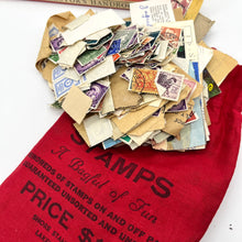 Load image into Gallery viewer, Vintage Stamp Collecting Set w/ Books and Hundreds of Stamps

