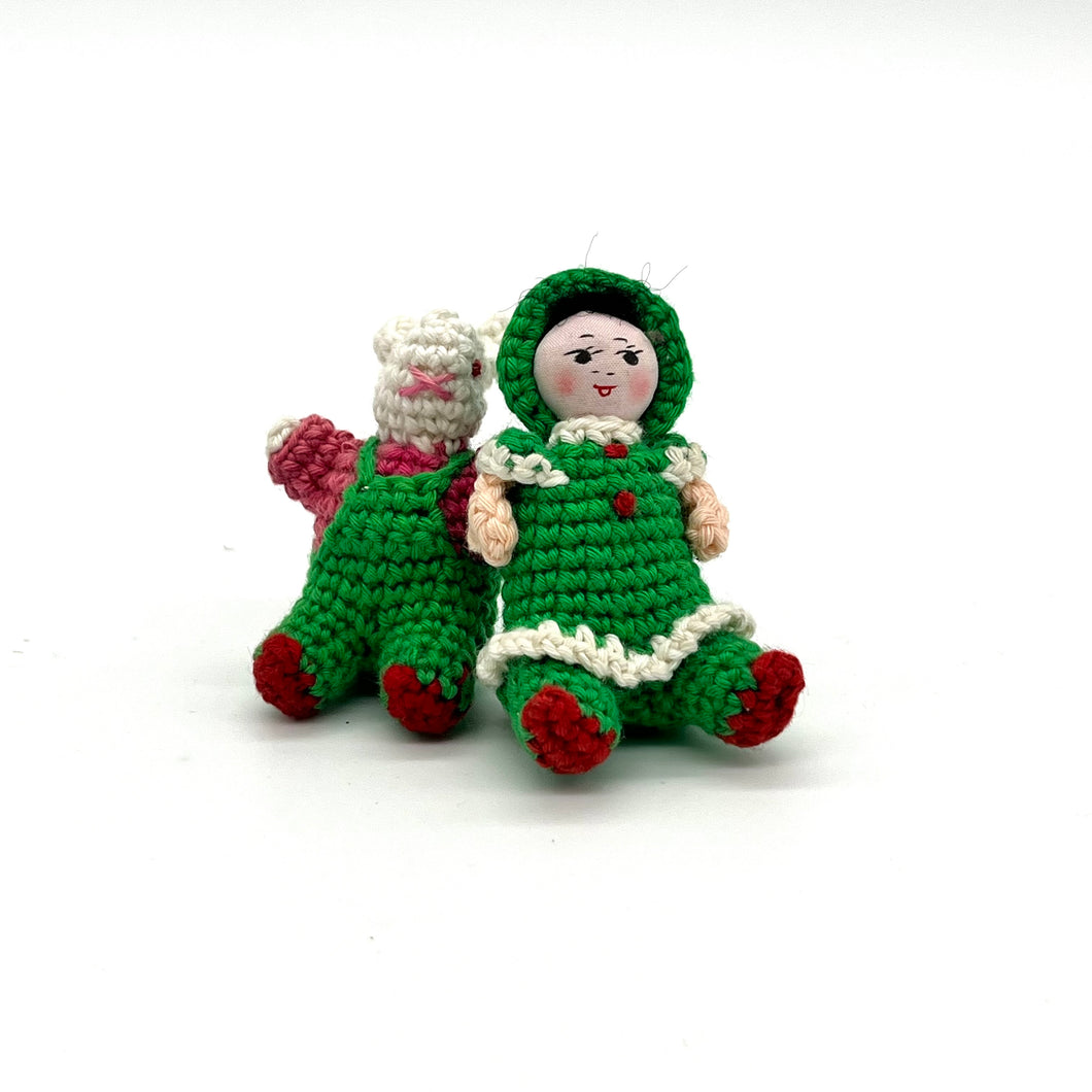 Miniature Knitted Figures
