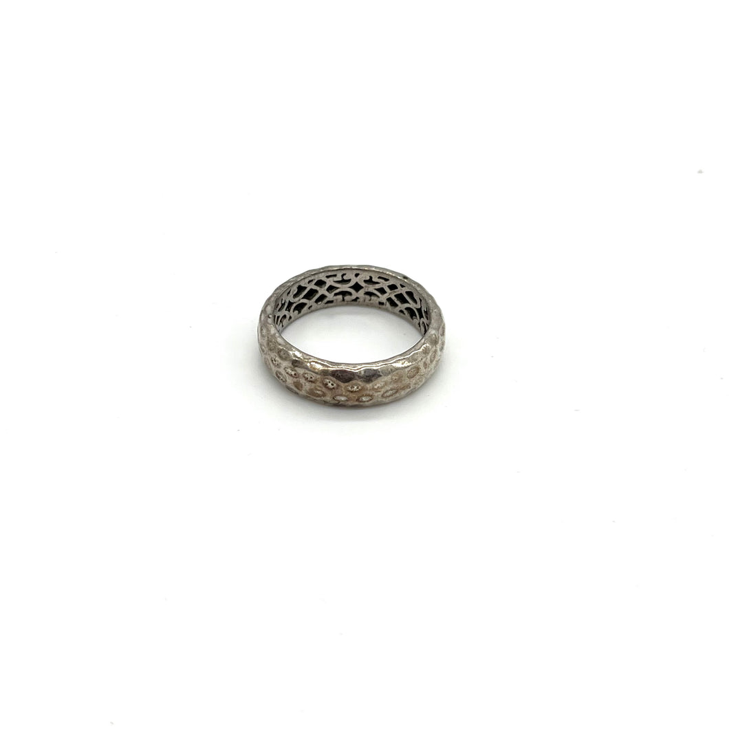 Hammered Sterling Ring (size 9)