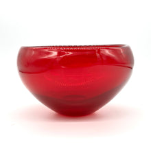 Load image into Gallery viewer, Vintage Blood-Red Glass Dish
