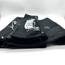 Load image into Gallery viewer, Black Velvety Halloween Table Runner
