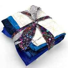 Load image into Gallery viewer, 5 1/2 Yards of Blue Starry Fabric
