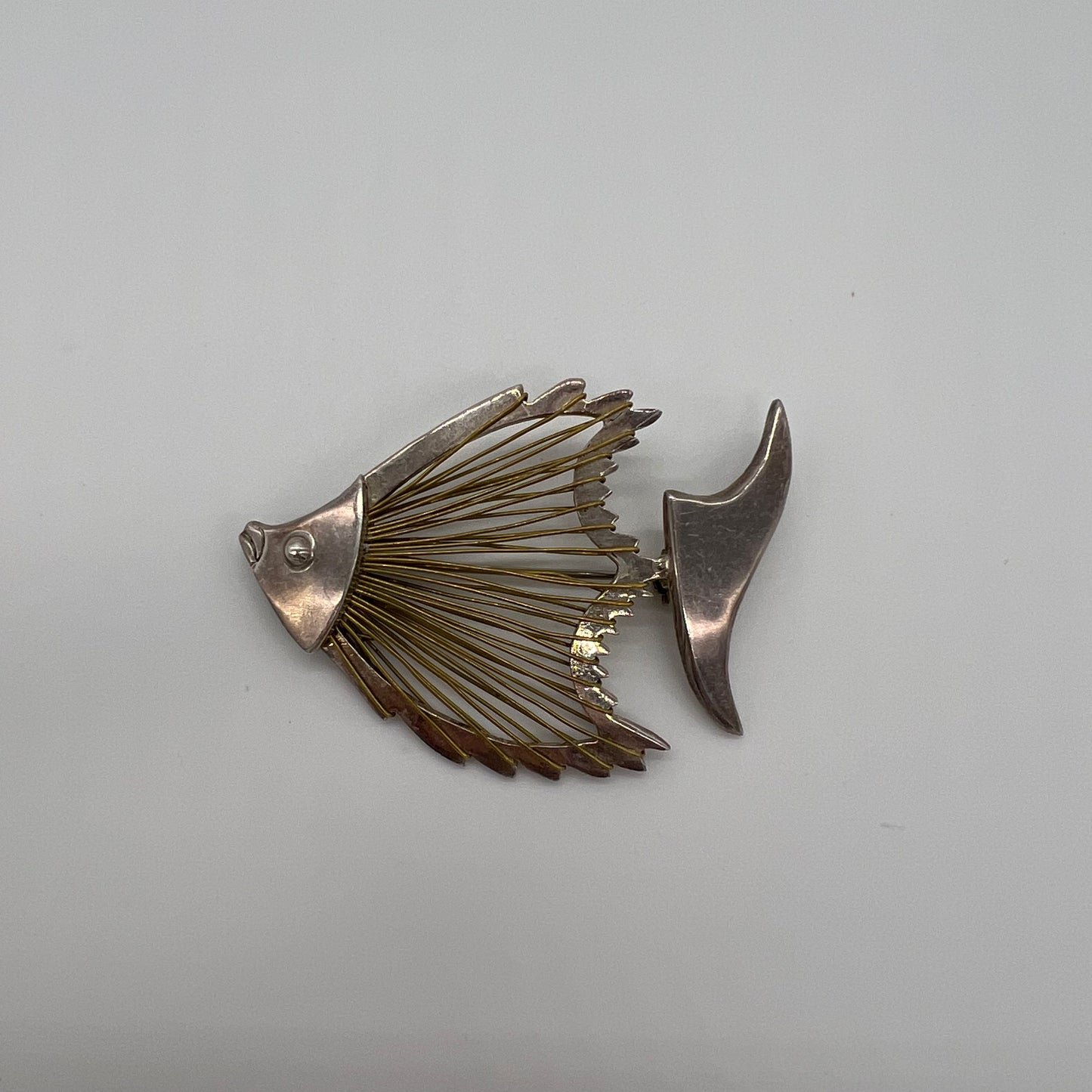 Taxco 925 Sterling silver Tropical Fish Pin