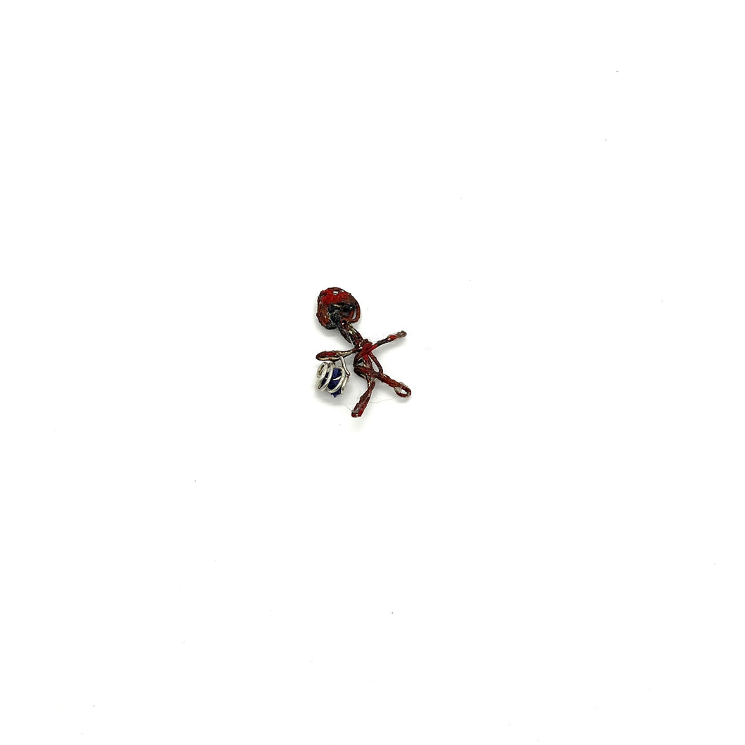 Cursed Miniature Wire Figure with Lantern