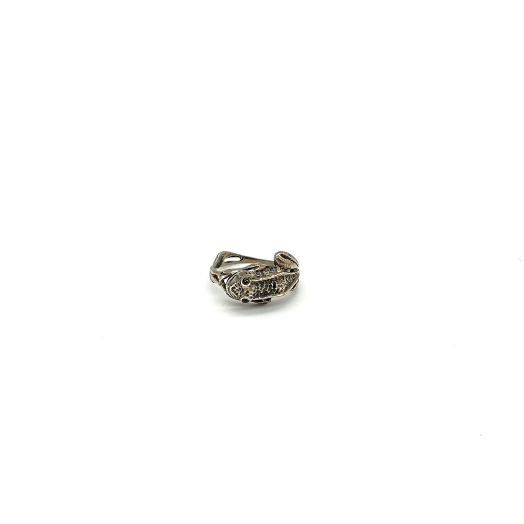 Sterling Silver Newt Ring