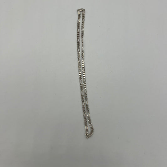 Italian Silver 18" Figaro Chain Necklace