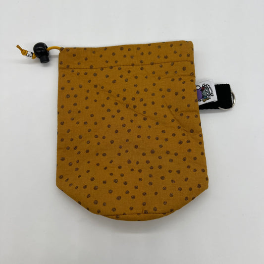 Yellow Dotted Yarn Bag
