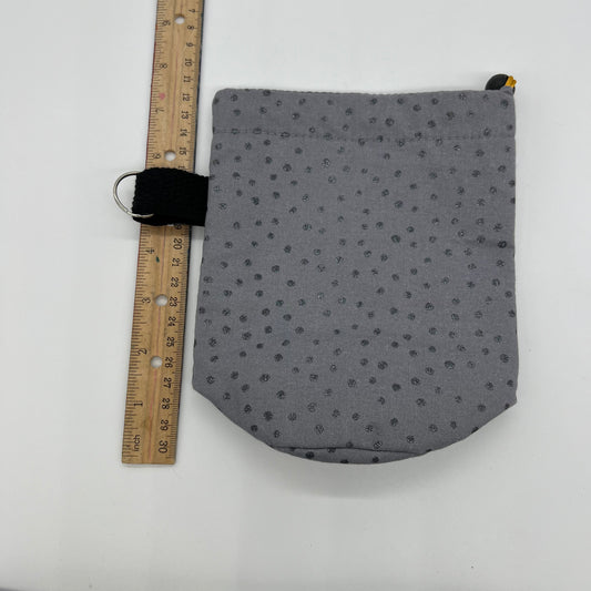 Grey Dotted Yarn Bag