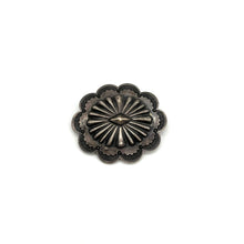 Load image into Gallery viewer, Vintage Sterling Concho Oval Brooch Pin
