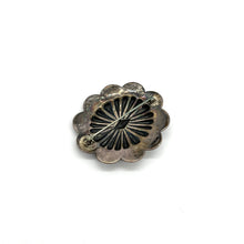 Load image into Gallery viewer, Vintage Sterling Concho Oval Brooch Pin
