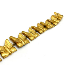 Load image into Gallery viewer, Gold Tone Butterfly Sweater or Cloak Clasp
