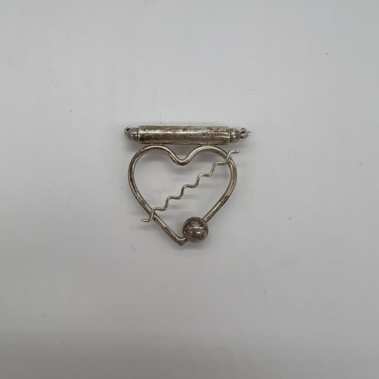 Joan Zhorn Sterling Post Modern Pin