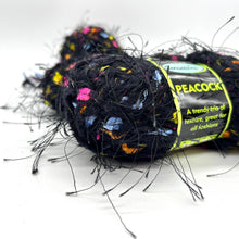 Load image into Gallery viewer, Black Peacock Yarn Bundle
