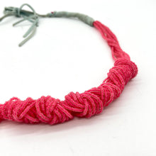 Load image into Gallery viewer, Rwanda Pink &amp; Blue Beaded Necklace
