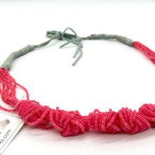 Load image into Gallery viewer, Rwanda Pink &amp; Blue Beaded Necklace
