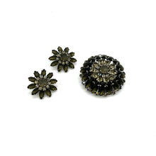 Load image into Gallery viewer, Judy Lee Vintage Brooch &amp; Clip-on Earrings
