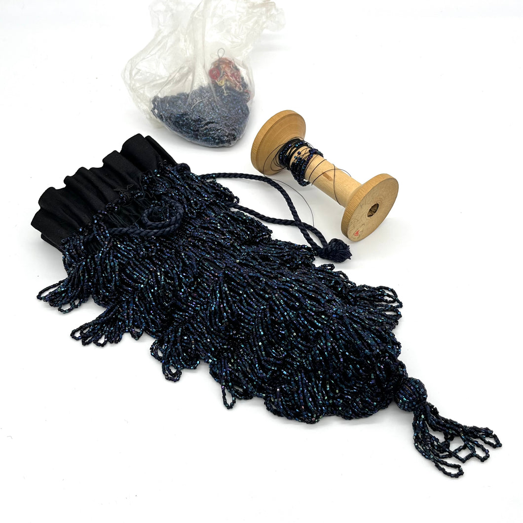 Vintage Gothic Beaded Bag