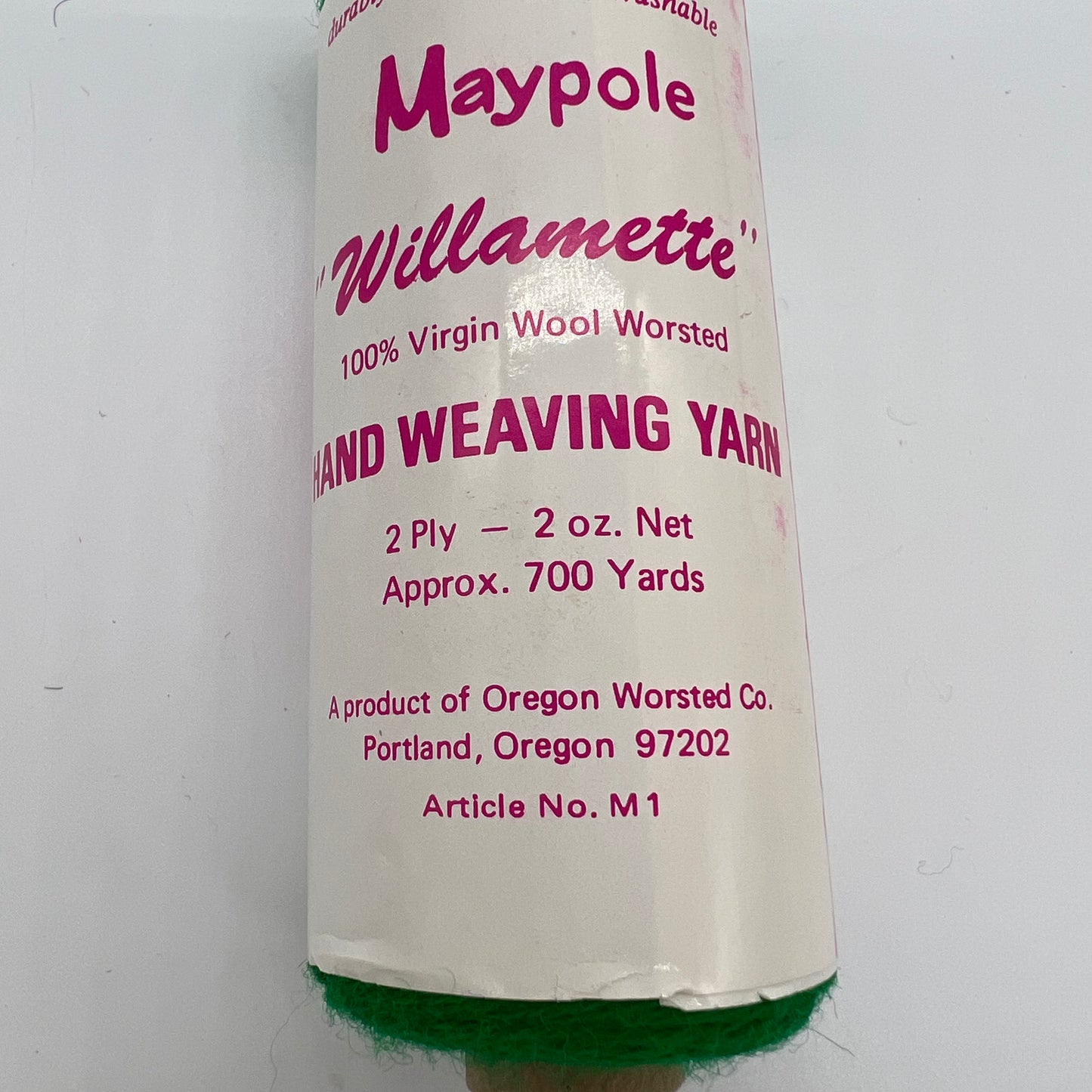 Maypole Willamette Bright Green Yarn