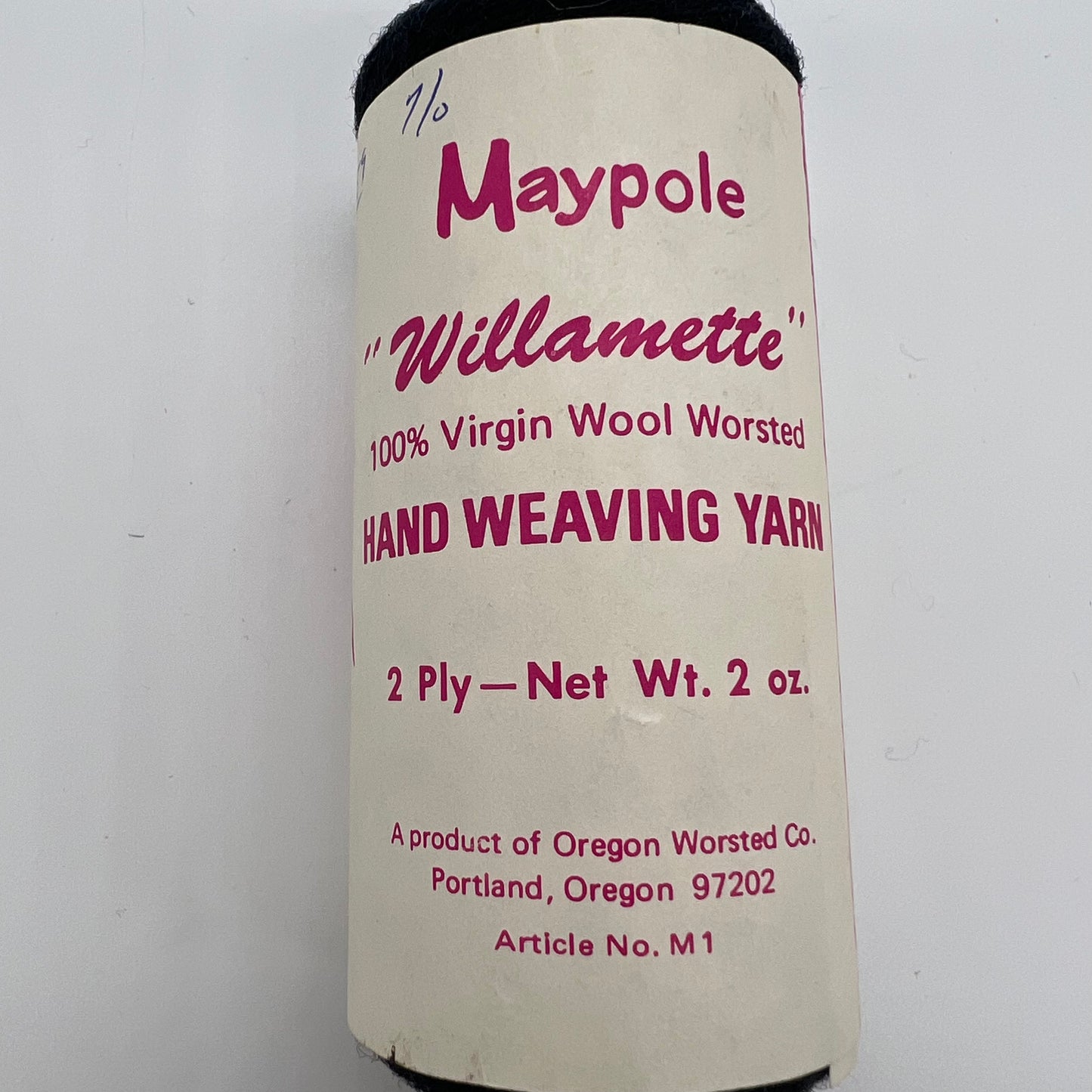 Maypole Willamette Black Yarn