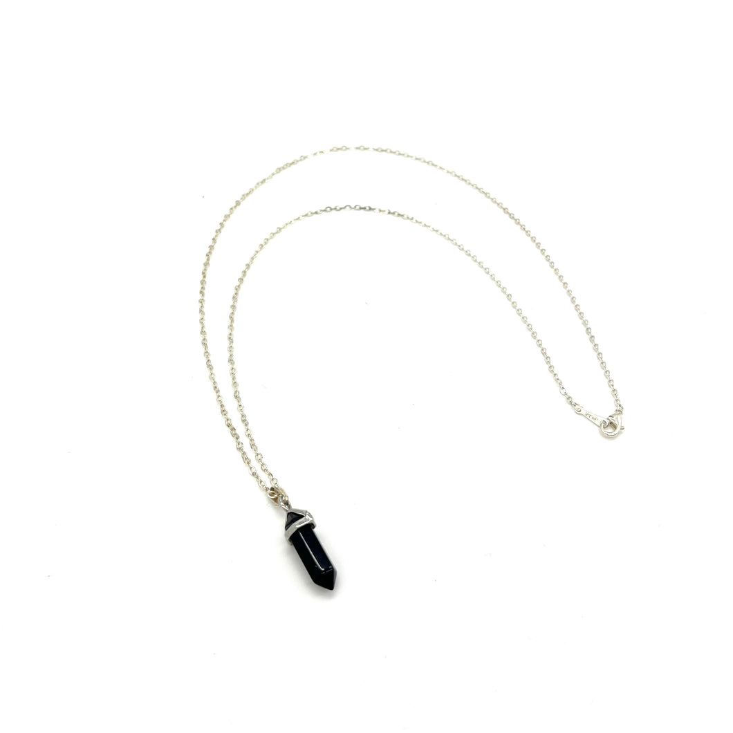 Black Crystal Necklace